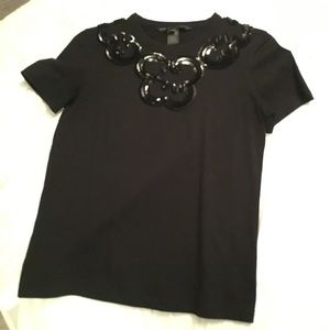 Marc by Marc Jacobs Sequined Embellished Tee as XS